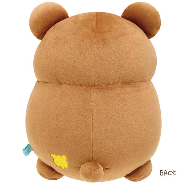 San-X Rilakkuma Chairoi koguma PukuPuku Plush Mochi Touching from Minna-de Mampuku MakuMaku Theme San-X Japan Height 28cm approx