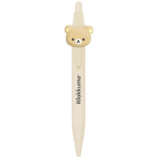 San-X Rilakkuma Face Ball Point Pen from Basic Favorite Things Rilakkuma Theme San-X Japan