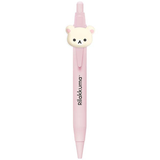 San-X Korilakkuma Face Ball Point Pen from Basic Favorite Things Rilakkuma Theme San-X Japan