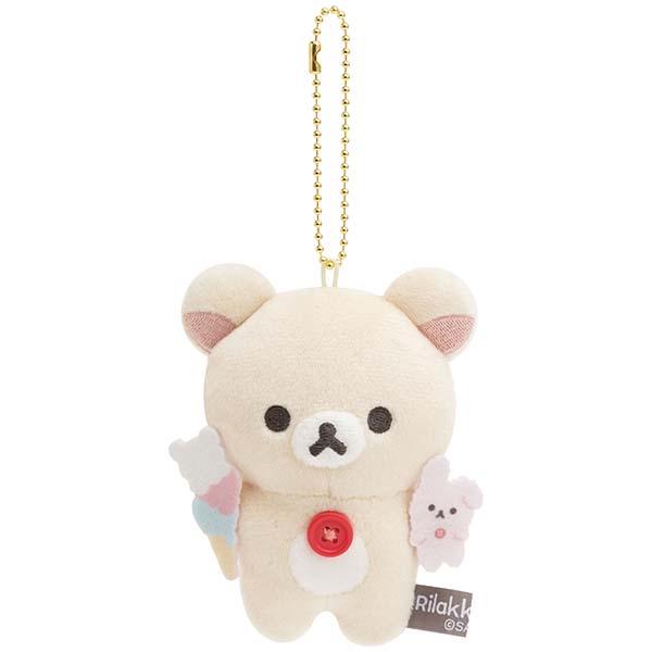 San-X Korilakkuma Plush Keychain from Basic Rilakkuma Favorite Thing theme San-X Japan