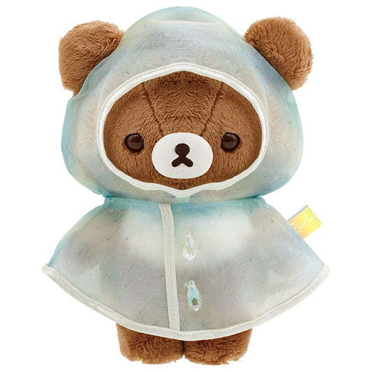 San-X Rilakkuma Chairoi koguma Plush from Ame nochi Hare Rilakkuma Theme San-X Japan