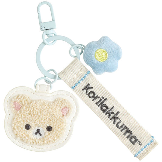 San-X Korilakkuma Keychain from Basic Rilakkuma Flower Theme San-X Japan