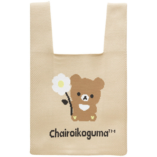 San-X Chairoi koguma Knit bag San-X Japan