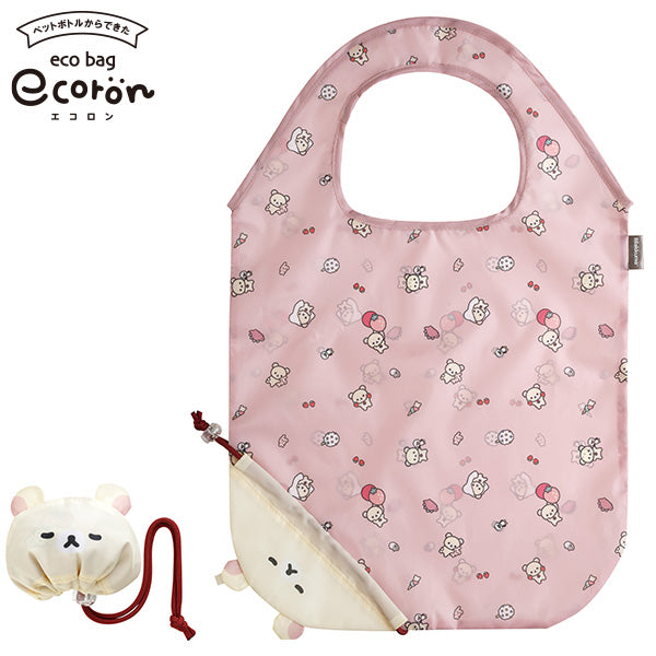 San-X Korilakkuma ’ecoron' Foldable Shopping Bag Eco Bag Rilakkuma Series San-X Japan