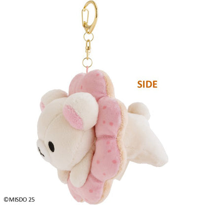 San-X Rilakkuma Korilakkuma Plush Keychain from mister donut theme San-X Japan
