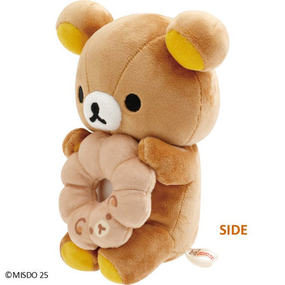 San-X Rilakkuma Donut MakuMaku Plush Pondy Ring Donut from mister donut theme San-X Japan