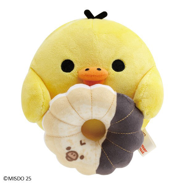 San-X Kiiroikotori Donut MakuMaku Plush Cruller Donut from mister donut theme San-X Japan