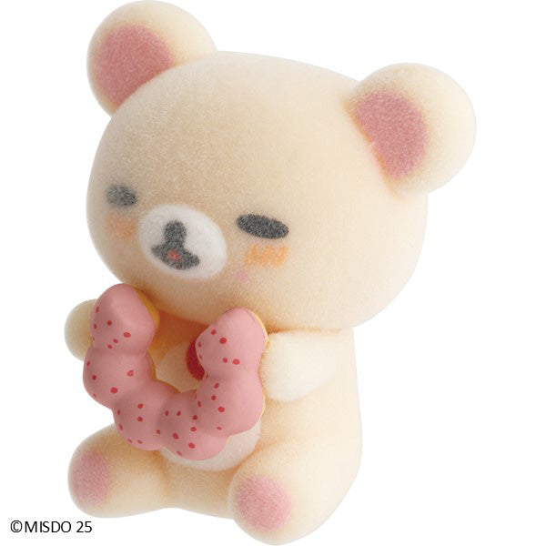 San-X Rilakkuma Petit Collection Korilakkuma Strawberry Pondy Ring Donut from mister donut theme San-X Japan