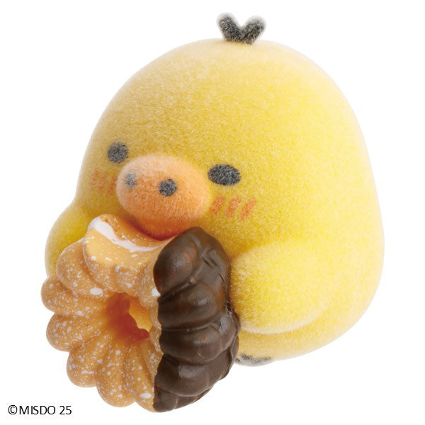 San-X Rilakkuma Petit Collection Kiiroitori Pondy Crueller Ring Donut from mister donut theme San-X Japan