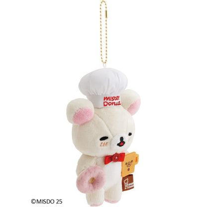 San-X Korilakkuma Plush Keychain Limited Edition mister donut theme San-X Japan