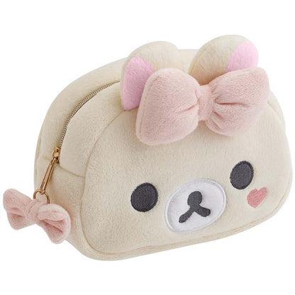 San-X Korilakkuma Plush Case/ Pouch comes with mirror Makeup Rilakkuma theme from San-X Japan
