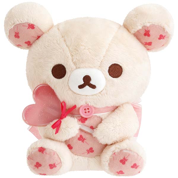 San-X Korilakkuma Atsumete Plush Limited Edition Heart Rilakkuma Theme from San-X Japan