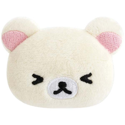 San-X Korilakkuma Face Plush Badge from San-X Japan