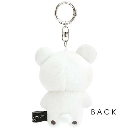 San-X Rilakkuma Korilakkuma Plush Keychain Basic Rilakkuma Monochrome theme from San-X Japan