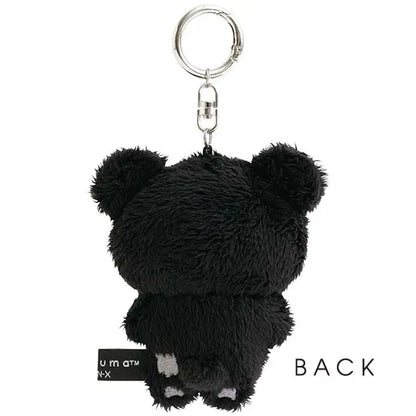 San-X Rilakkuma Chairoi koguma Plush Keychain Basic Rilakkuma Monochrome theme from San-X Japan