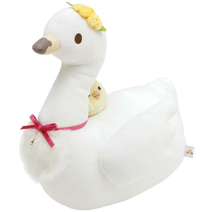 San-X Rilakkuma Swan big plush Height 30cm approx from ''Swan & Golden flowers' theme San-X Japan
