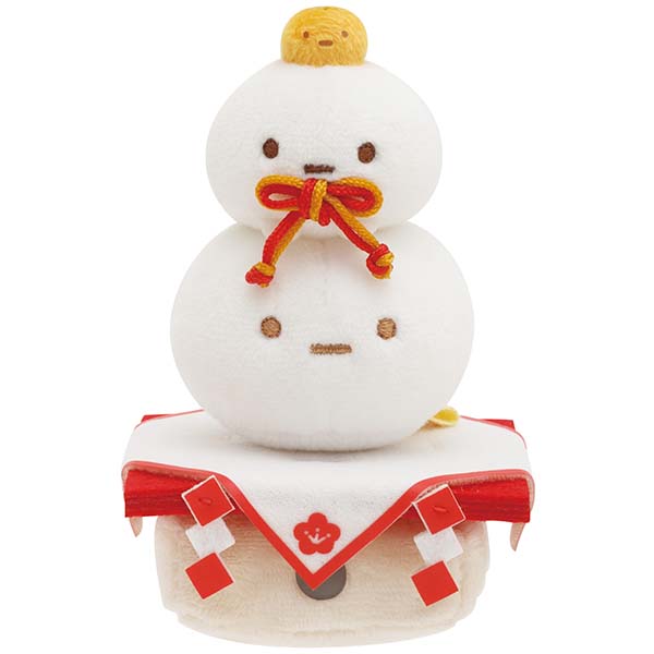San-X Sumikko gurashi New Year Okazari Mini Plush Tapioca (Mochi) San-X Japan