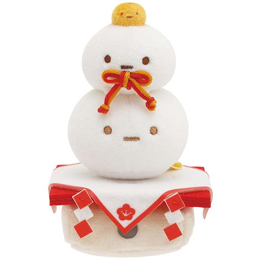 San-X Sumikko gurashi New Year Okazari Mini Plush Tapioca (Mochi) San-X Japan