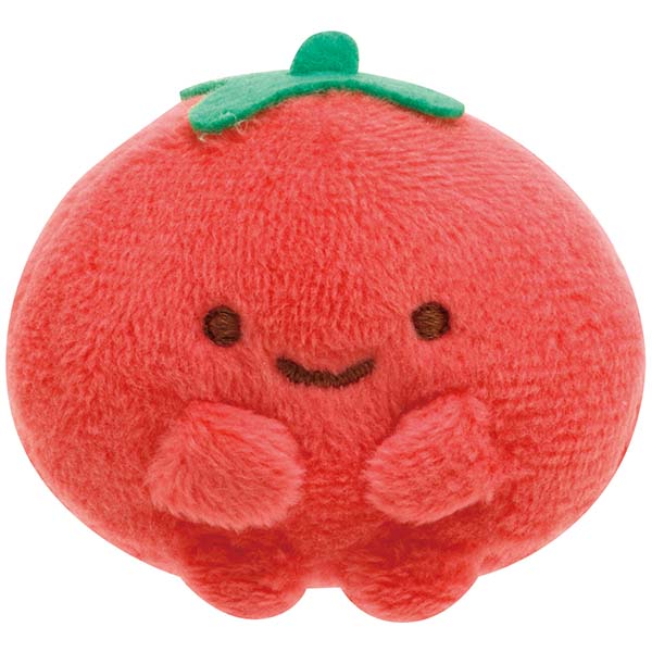 San-X Sumikko gurashi Plush set of Sandwich Carriage and Tenori Tomato plush from Welcome to Food Kingdom! theme San-X Japan