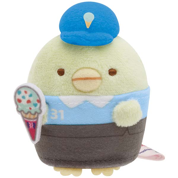 San-X Sumikko gurashi Tenori Plush Shirokuma/ Penguin?/ Tonkatsu/ Neko/ Tokage Sumikko Baskin Robbins theme from San-X Japan