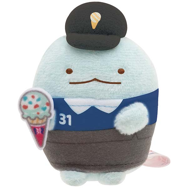 San-X Sumikko gurashi Tenori Plush Shirokuma/ Penguin?/ Tonkatsu/ Neko/ Tokage Sumikko Baskin Robbins theme from San-X Japan