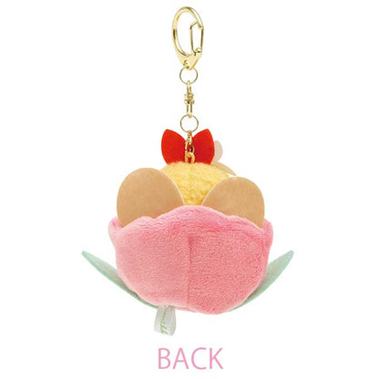 San-X Sumikko gurashi Plush Keychain Ebi furai , Aji furai from 'Flower garden of Zassou & Fairies' theme San-X Japan