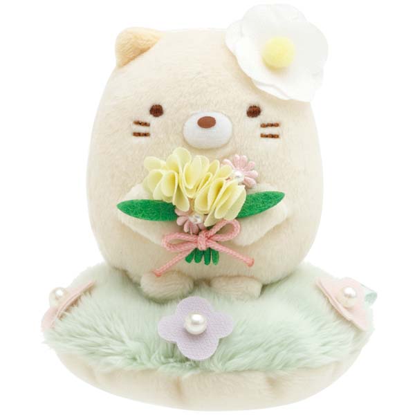 San-X Sumikko gurashi Flower Plush Zassou/ Tokage/ Neko, Zassou & Fairies Flower Garden theme San-X Japan