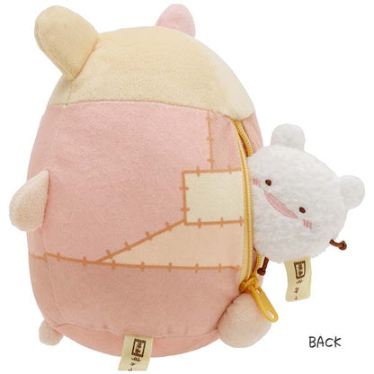San-X Sumikko gurashi Plush set of  Shirokuma Plush and Wata (Cotton) Tenori plush from Movie 'Tsugihagi Koujou no Fushigina-ko' Theme San-X Japan