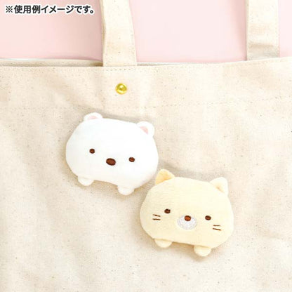 San-X Sumikko gurashi Face Plush Badge from Love! Sumikko! Theme San-X Japan
