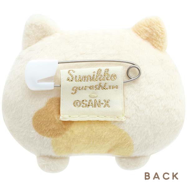 San-X Sumikko gurashi Face Plush Badge from Love! Sumikko! Theme San-X Japan