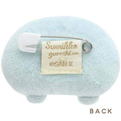 San-X Sumikko gurashi Face Plush Badge from Love! Sumikko! Theme San-X Japan