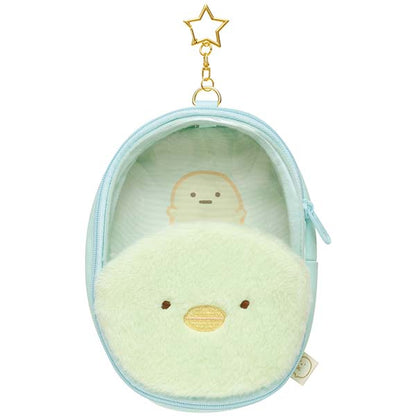 San-X Sumikko gurashi Plush Pouch with keychain From Love! Sumikko! Theme San-X Japan