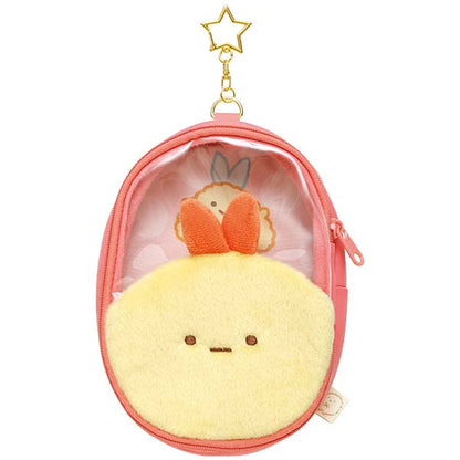 San-X Sumikko gurashi Plush Pouch with keychain From Love! Sumikko! Theme San-X Japan