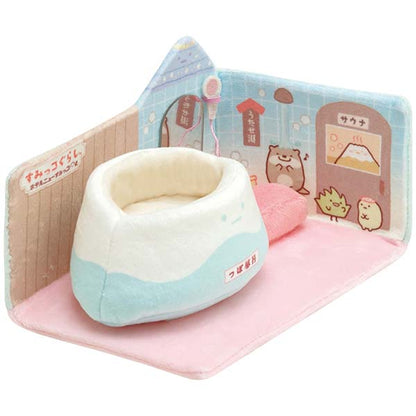 San-X Sumikko gurashi Scene Plush Yama Bath from 'Hotel New Sumikko' Theme San-X Japan
