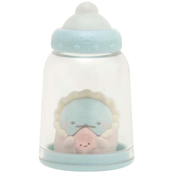 San-X Sumikko gurashi Tokage in Baby Bottle Petit Mascot Figure Flocking San-X Japan