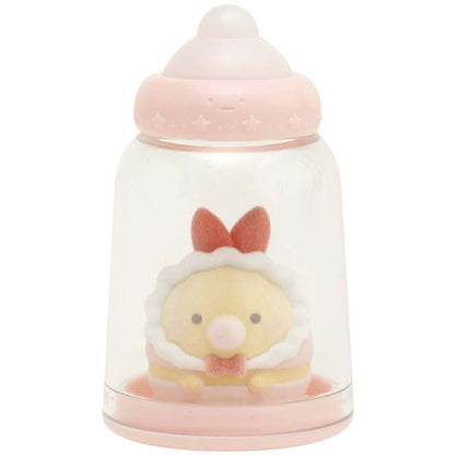 San-X Sumikko gurashi Ebi furai no shippo in Baby Bottle Petit Mascot Figure Flocking San-X Japan