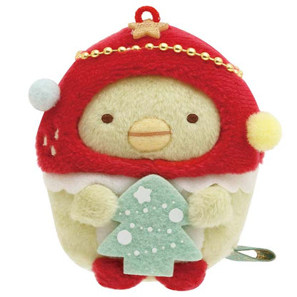 San-X Sumikko gurashi Tenori Plush Strawberry Christmas Theme 2023 San-X Japan