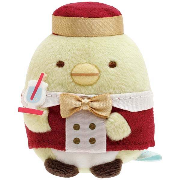 Sumikko gurashi Tenori Plush Set of Penguin? and Kuro-denwa Limited edition Sumikko and Yama Ippai souvenir shop theme from San-X Japan