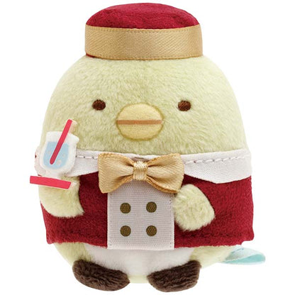 Sumikko gurashi Tenori Plush Set of Penguin? and Kuro-denwa Limited edition Sumikko and Yama Ippai souvenir shop theme from San-X Japan