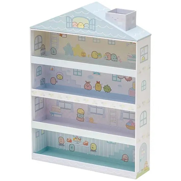 Sumikko gurashi Blue House Display Case for Tenori Plushies from San-X Japan