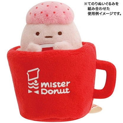 Sumikko gurashi Tenori Plush Collaboration with Mister. Donut Ebi, Tapioca, Yama, Coffee Bean Master and Mug San-X Japan