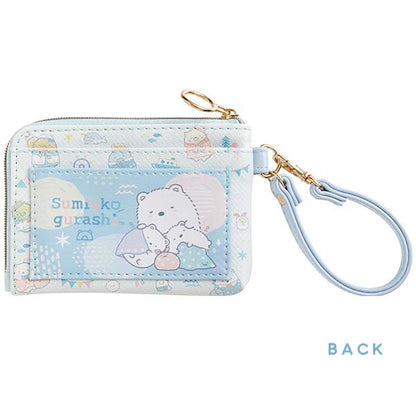 San-X Sumikko gurashi Coin Case with Card Holder from 'Shirokuma's Hometown' Theme San-X Japan