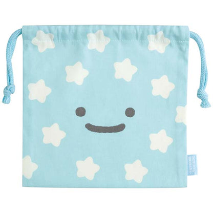 San-X Sumikko gurashi Furoshiki Mini Drawstring Bag from 'Shirokuma's Hometown' Theme San-X Japan