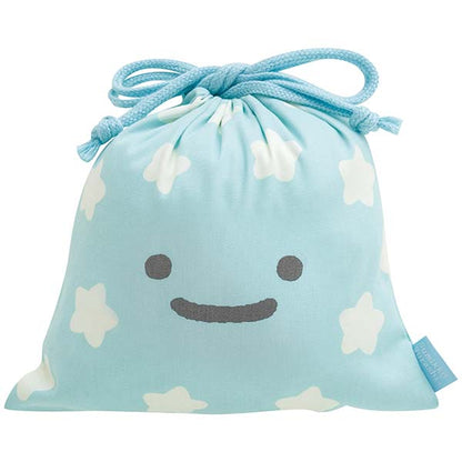 San-X Sumikko gurashi Furoshiki Mini Drawstring Bag from 'Shirokuma's Hometown' Theme San-X Japan