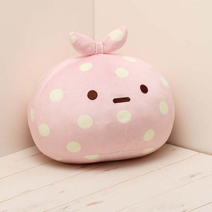 San-X Sumikko gurashi PINK Furoshiki Plush from 'Shirokuma's Hometown' Theme San-X Japan