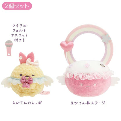 San-X Sumikko gurashi Tenori Plush Set of Ebiten Tenori Plush & Stage from Angel Ebiten Idol Theme San-X Japan