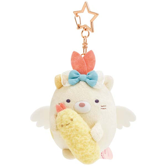 Sumikko gurashi Neko Plush Keychain from Angel Ebiten Idol Theme from San-X Japan