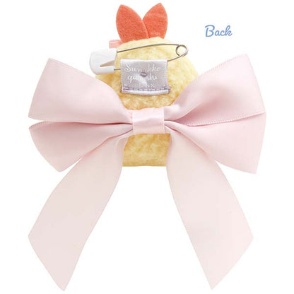 San-X Sumikko gurashi Ebifurai no shippo Tenori Plush Badge Keychain from Sumikko Magic Salon at Sleepless Night Theme San-X Japan
