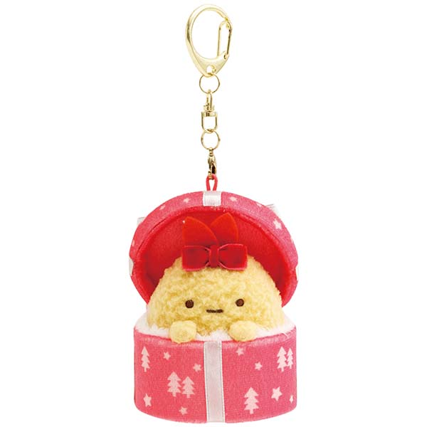 San-X Sumikko guashi Plush Keychain Tokage/ Ebifurai no shippo Christmas Plush Keychain 2024 San-X Japan