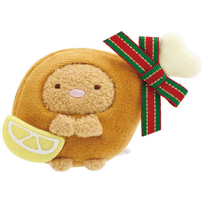 San-X Sumikko guashi Tenori Plush set of Tonkatsu & Ebifurai no shippo Christmas 2024 San-X Japan